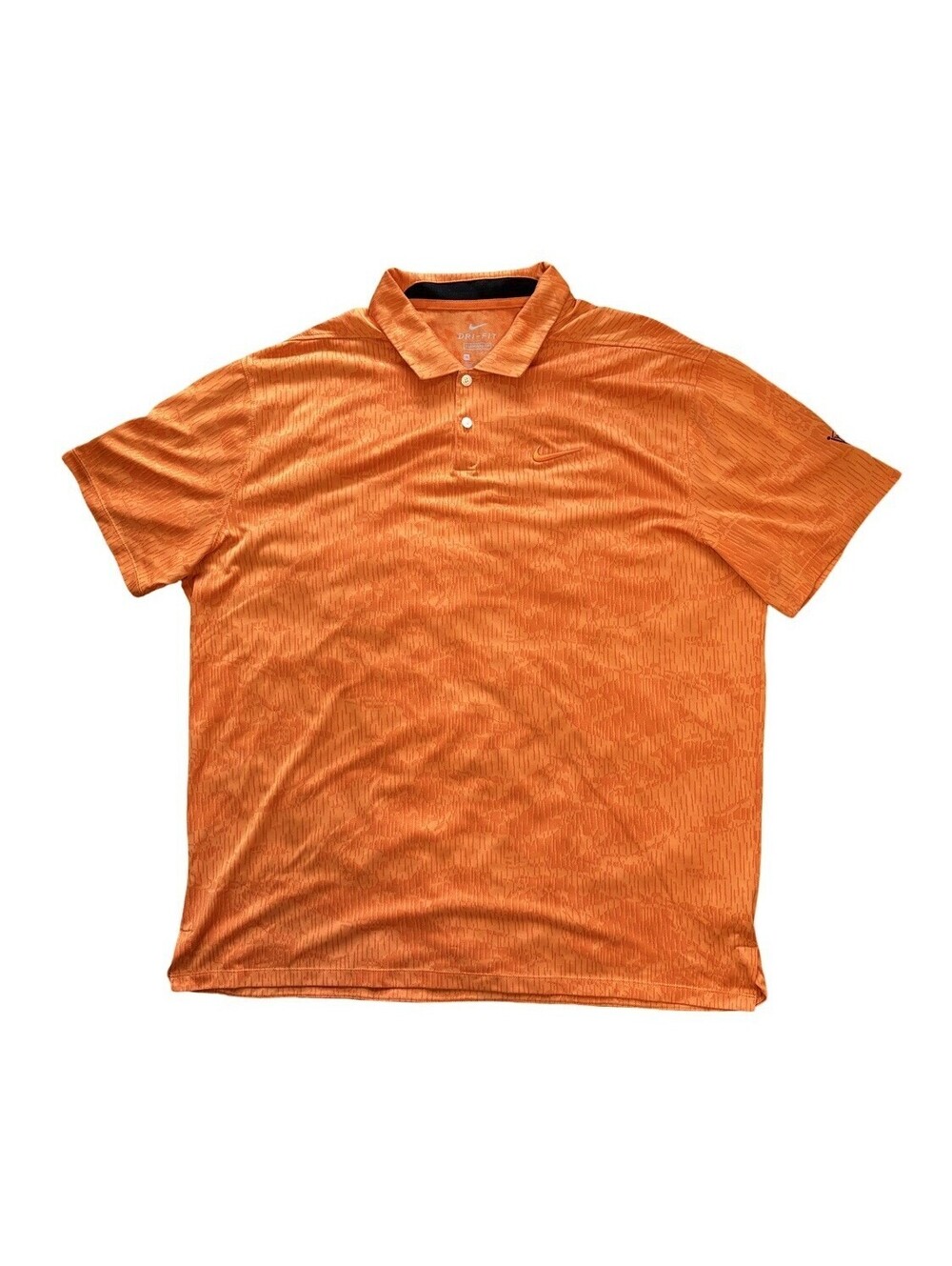 Nike Orange Dri-FIT Polo Shirt Mens Size XL BV0478-847 Golf Athletic Performance